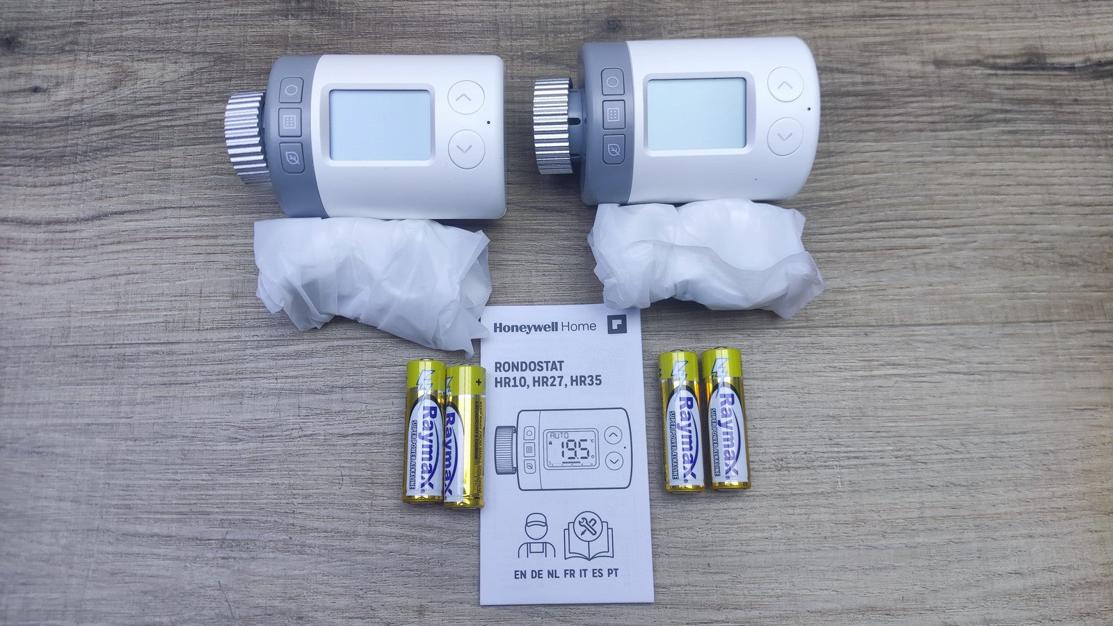Honeywell Rondostat HR27 programmierbarer Heizkörperregler 2er Pack, I37985