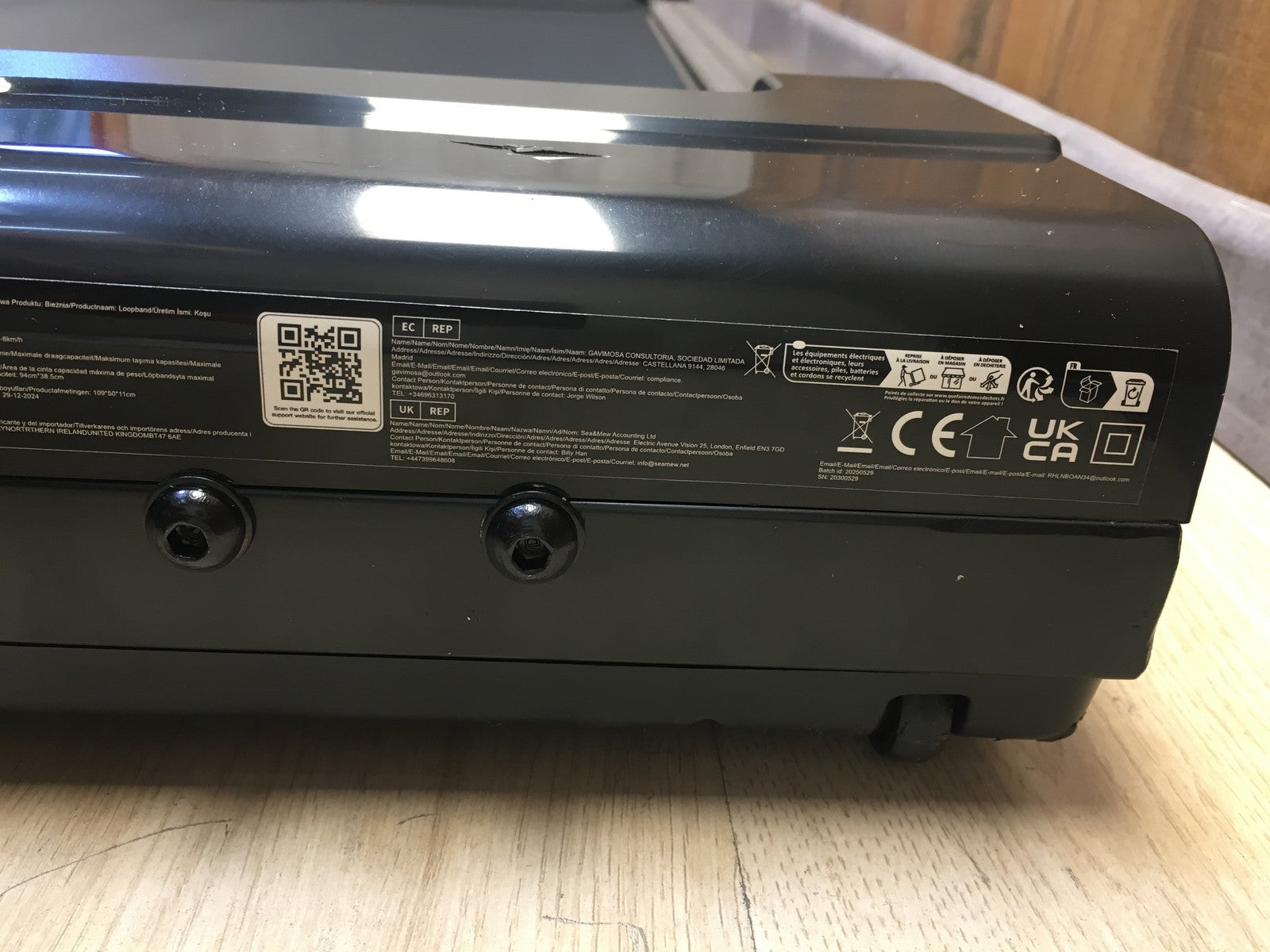 Treadmill XM-A1 Elektrisches Walking Pad Laufband Heimtrainer Indoor, I37787