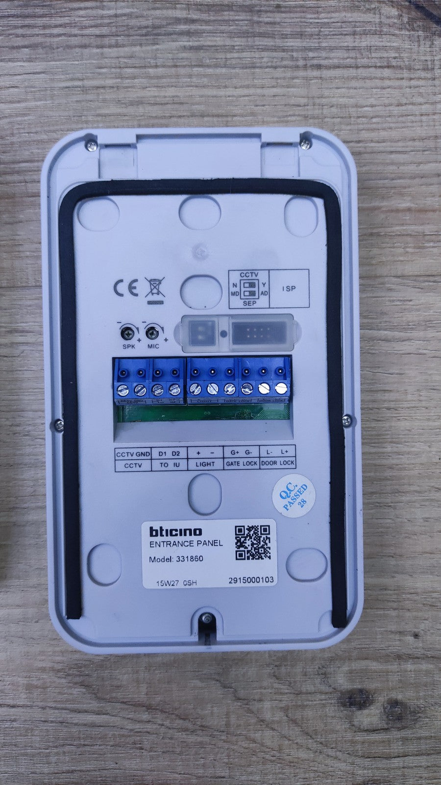Bticino 310913 Easykit Video-Gegensprechanlage Ausseneinheit, I36595
