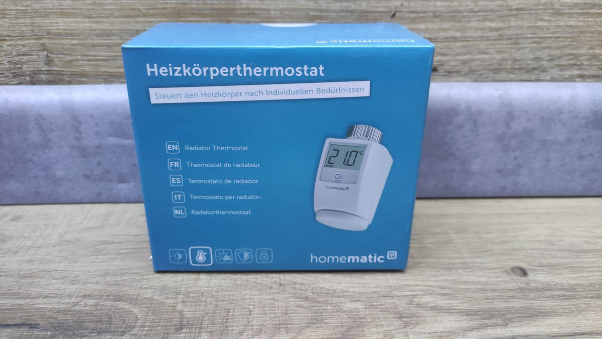 Homematic IP Smart Home Heizkörperthermostat HMIP-eTRV-2, 140280A0, I40873