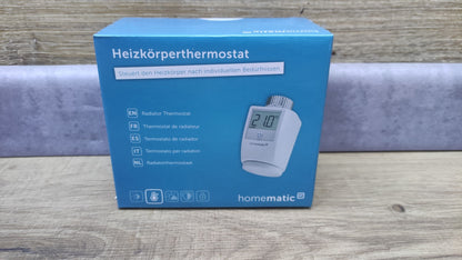 Homematic IP Smart Home Heizkörperthermostat HMIP-eTRV-2, 140280A0, I40873