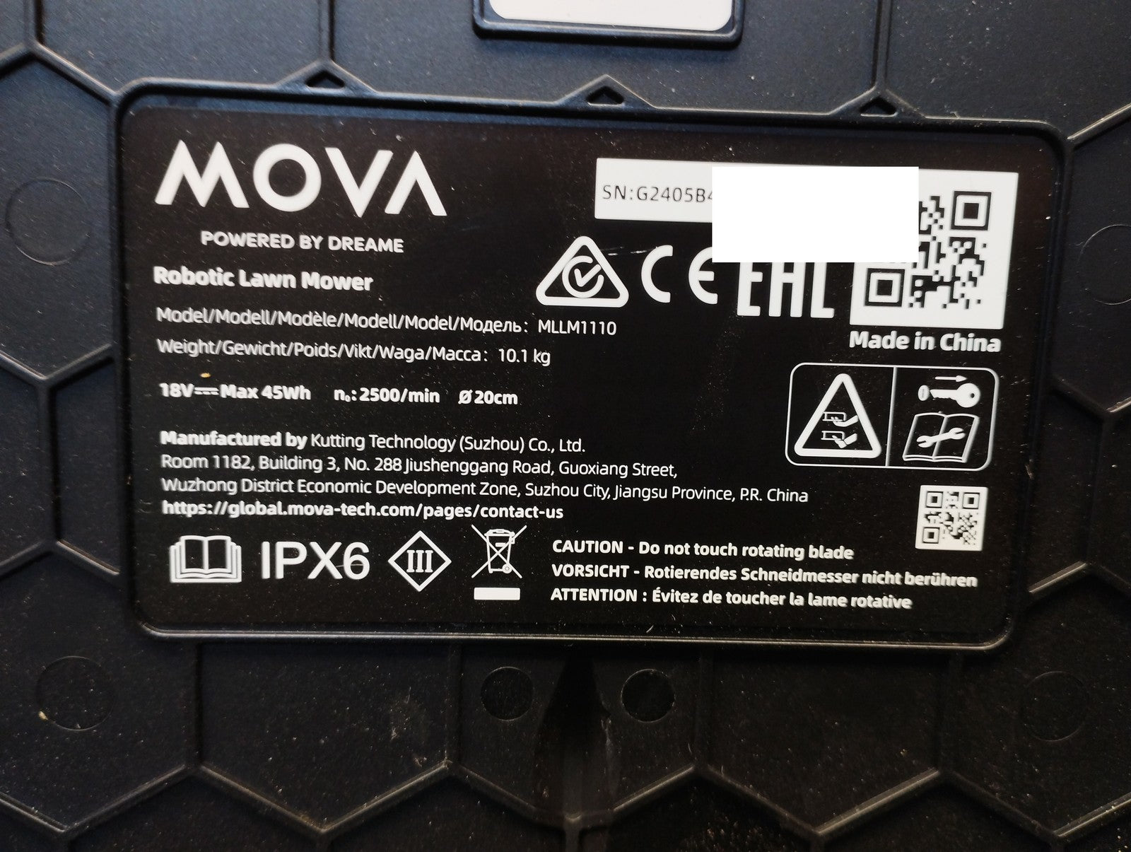 Dreame MOVA 600 Rasenmäher Roboter (MLLM1110), I39643