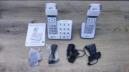 Geemarc AmpliDECT 595 DUO 2 schnurlose Schwerhörigentelefone I36105