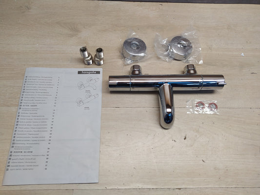 Hansgrohe Aufputz Wannenthermostat Ecostat 13201000, Wasserhahn, chrom, I37539