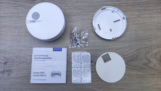 Hekatron Rauchmelder Genius Plus mit Batterien 31-5000048-01-02, I38114