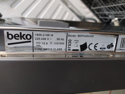 Beko BDFN26420S Geschirrspüler 60cm Silber, I34842