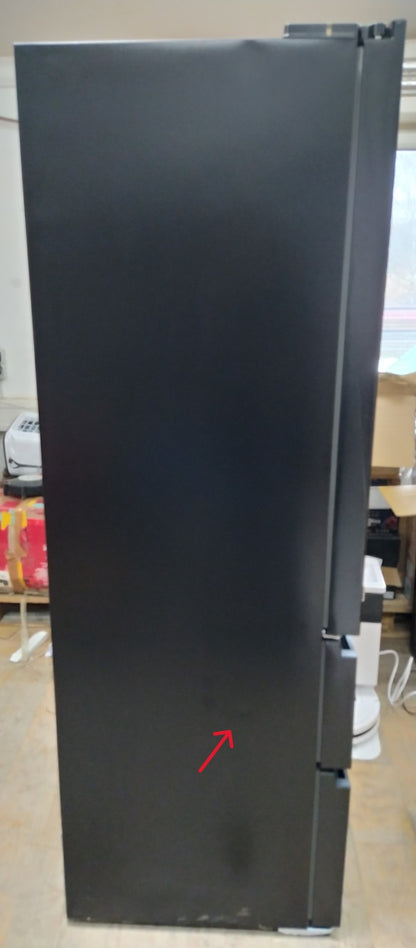 Hisense RF632N4WFE Kühlschrank Freistehend French Door 485 L NoFrost Schwarz