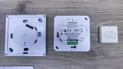 Shelly Wall Display Weiß + Blu H&T Sensor, WLAN-Smart-Home, I37245