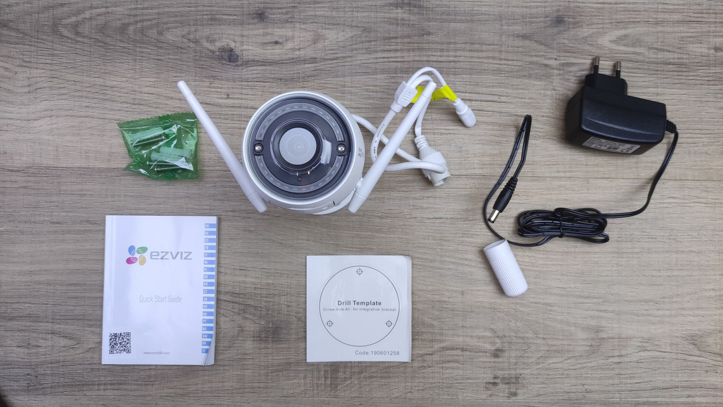 Ezviz ezTube 1080p Full-HD Kamera mit Nachtsicht WLAN CS-CV310, I34974