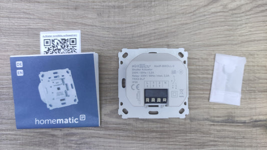 Homematic IP Rollladenaktor für Markenschalter HmIP-BROLL-2 151322A0, I38821
