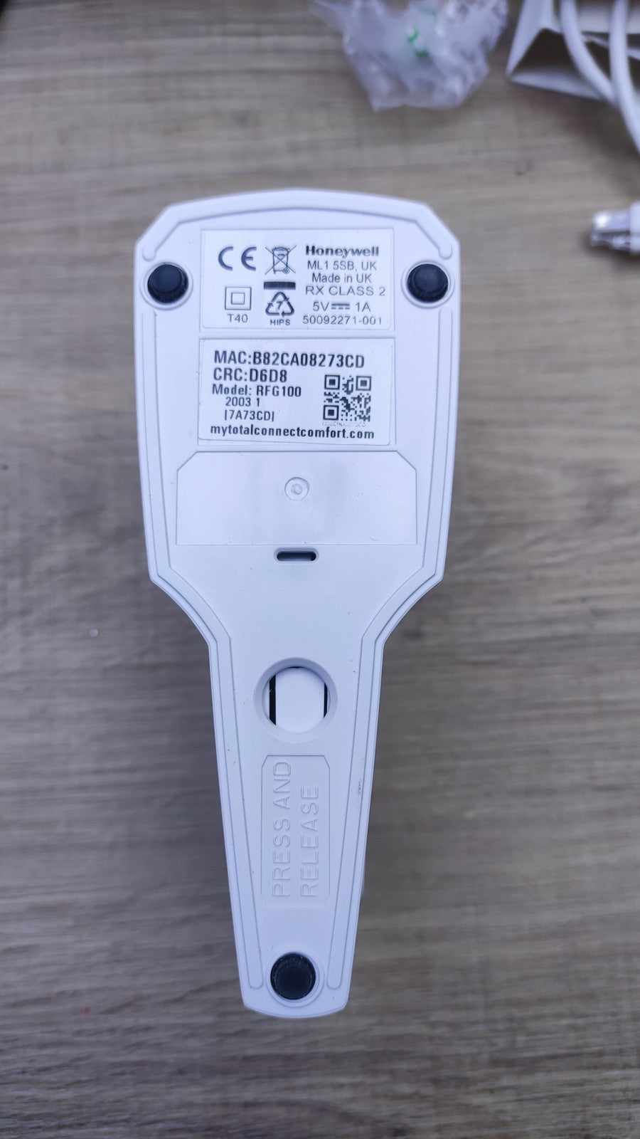 Honeywell evohome Gateway RFG100, I36317
