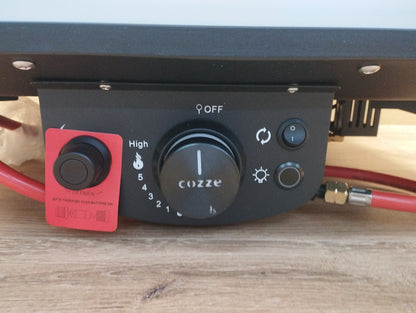cozze 17" Pizzaofen mit rotierendem Pizzastein ‎90427, 6,0 kW Gasofen, I39567