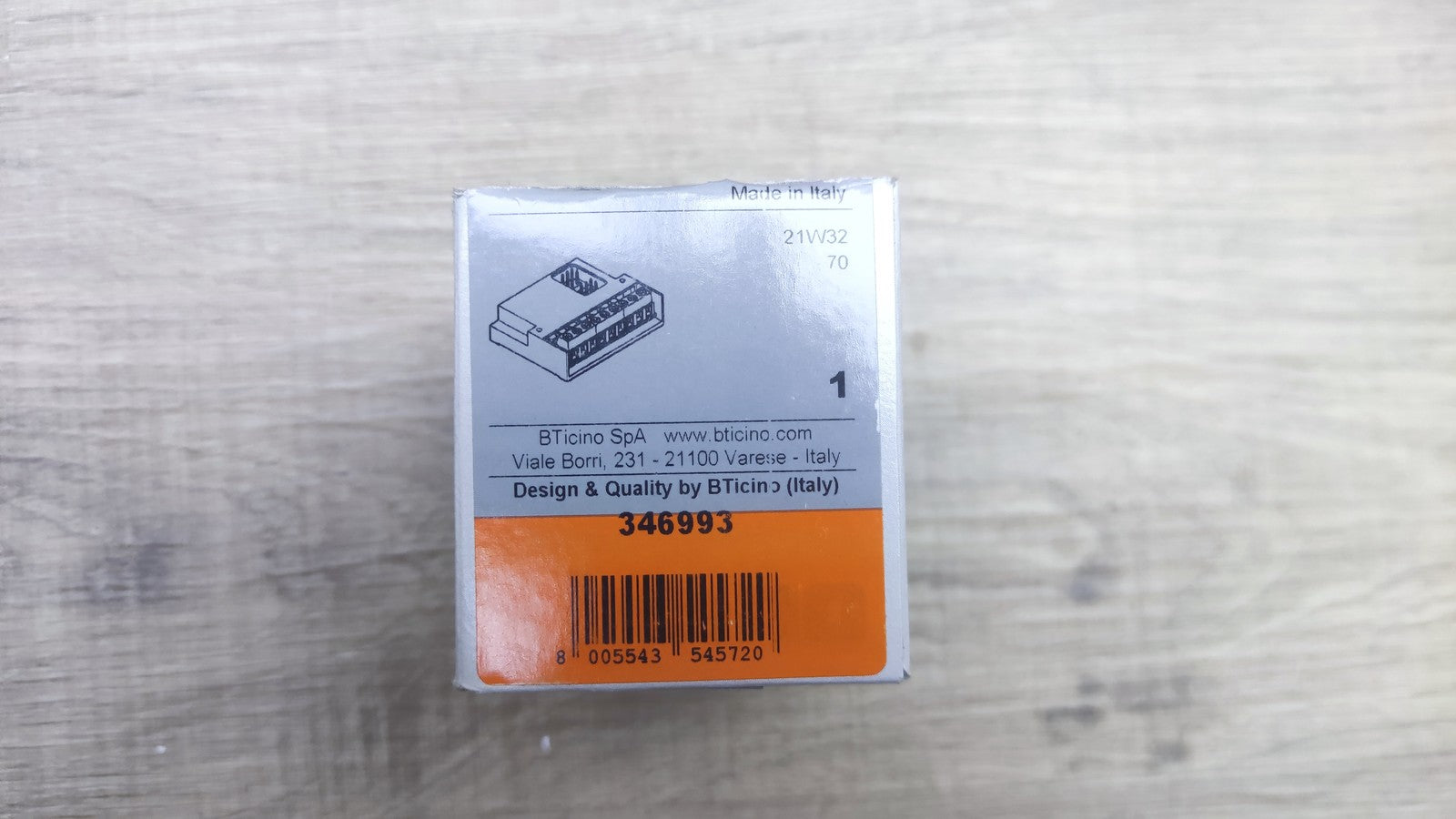 Bticino 346993 Erweiterungsmodul für Bticino 2-Draht Modul-Lautsprecher I37997
