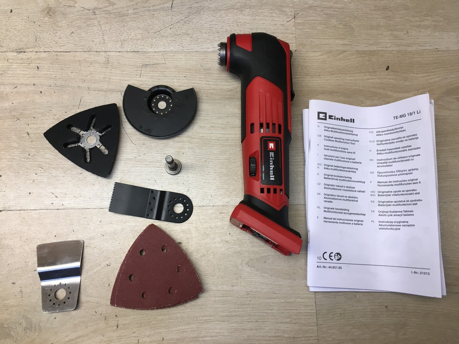 Einhell Expert TE-MG 18/1 Li Akku-Multifunktionswerkzeug solo, I38419