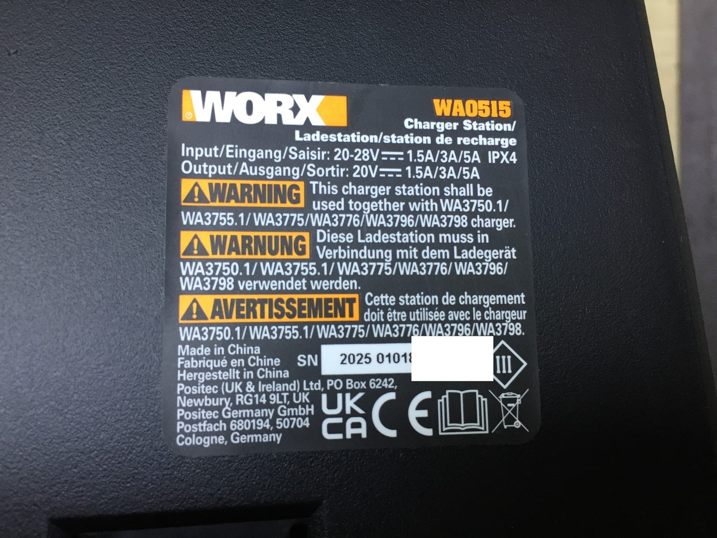 WORX Landroid Vision M550 Mähroboter ohne Begrenzungskabel WR205E, I33988
