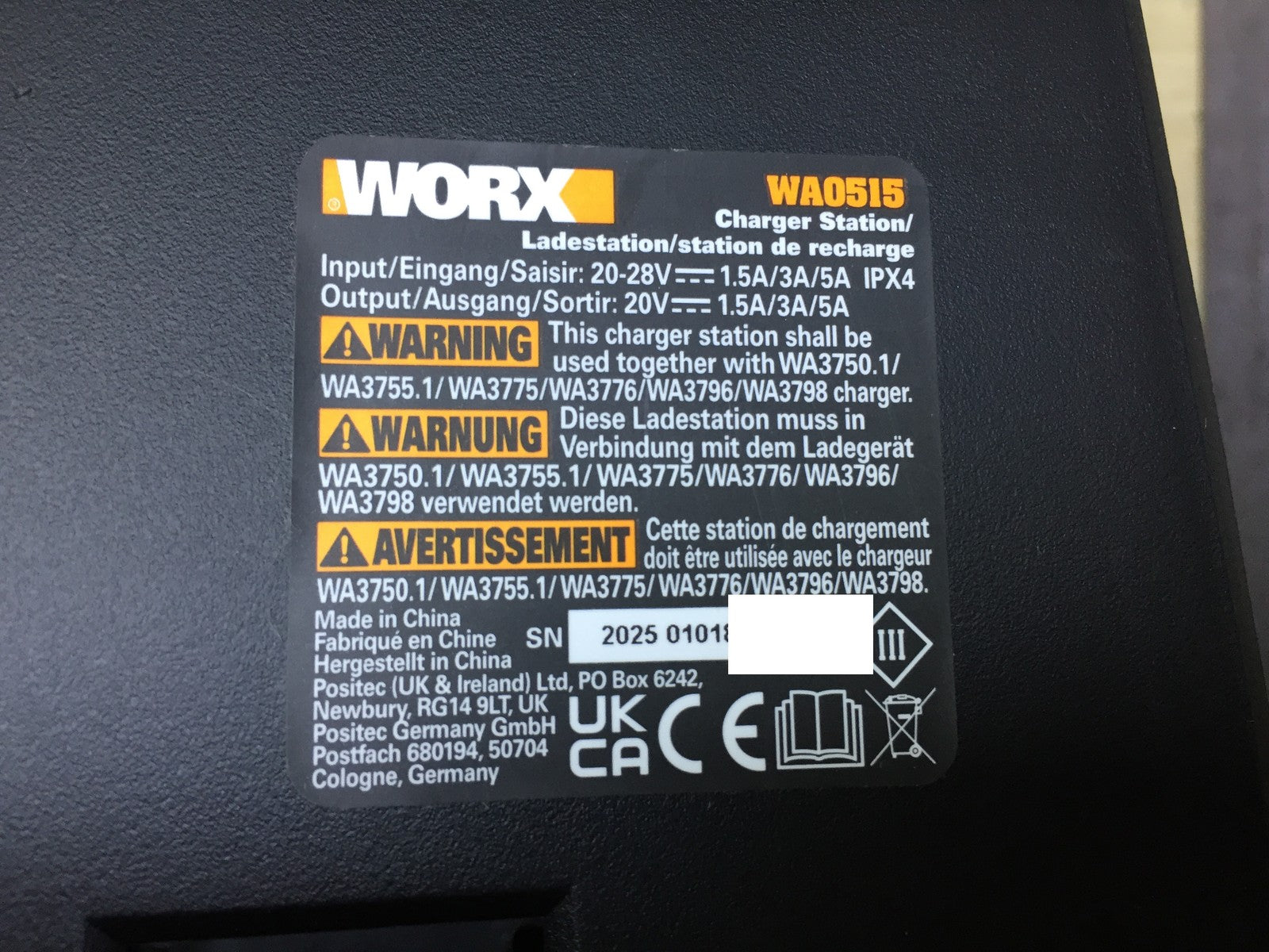 WORX Landroid Vision M550 Mähroboter ohne Begrenzungskabel WR205E, I33988