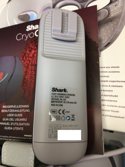 Shark CryoGlow LED-Gesichtsmaske FW312EUPL, Kühlung der Augenpartie, I39054
