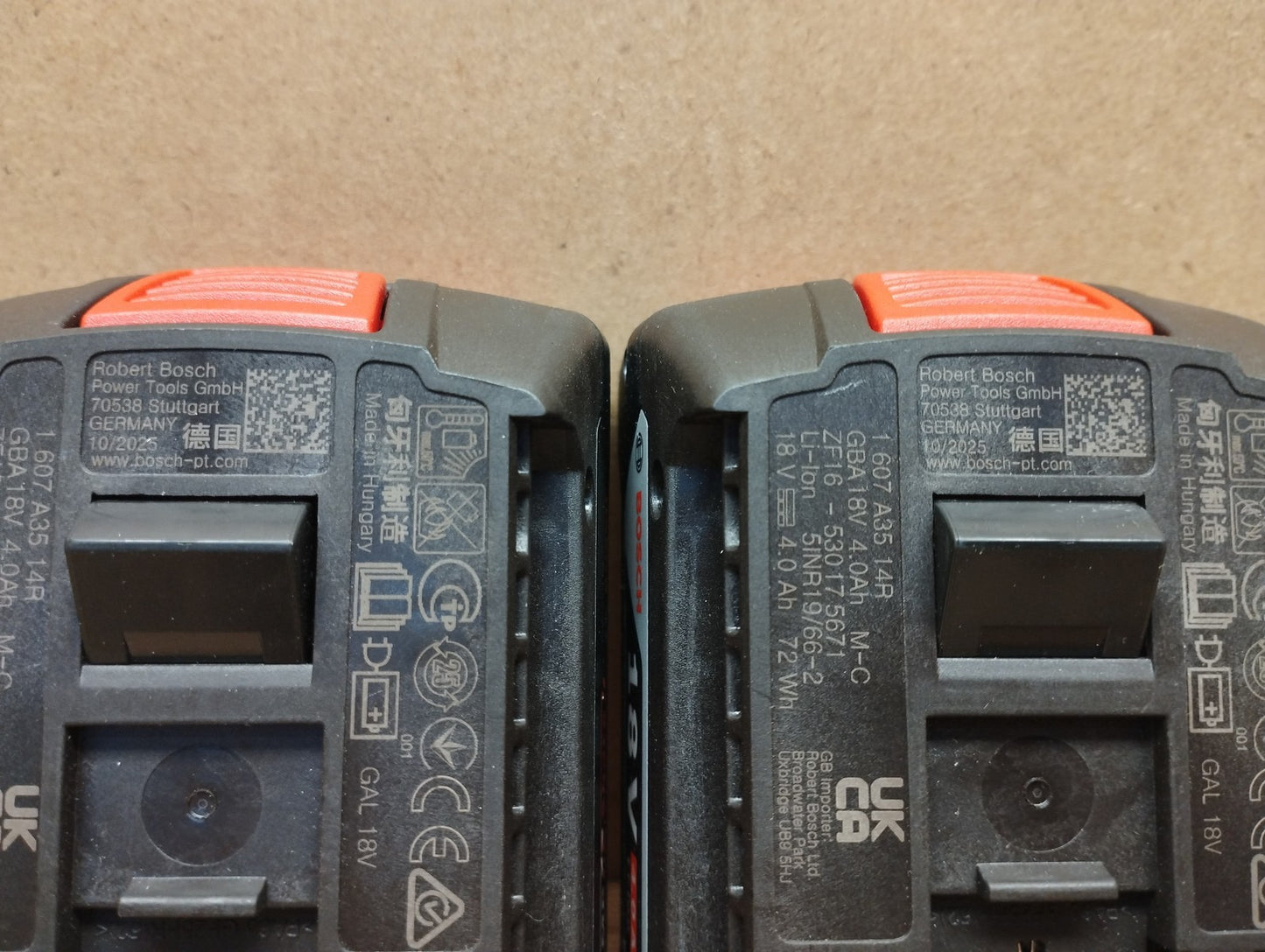 Bosch Professional Starterset 2x4.0Ah Akku + Ladegerät GAL 18V-40, I39906