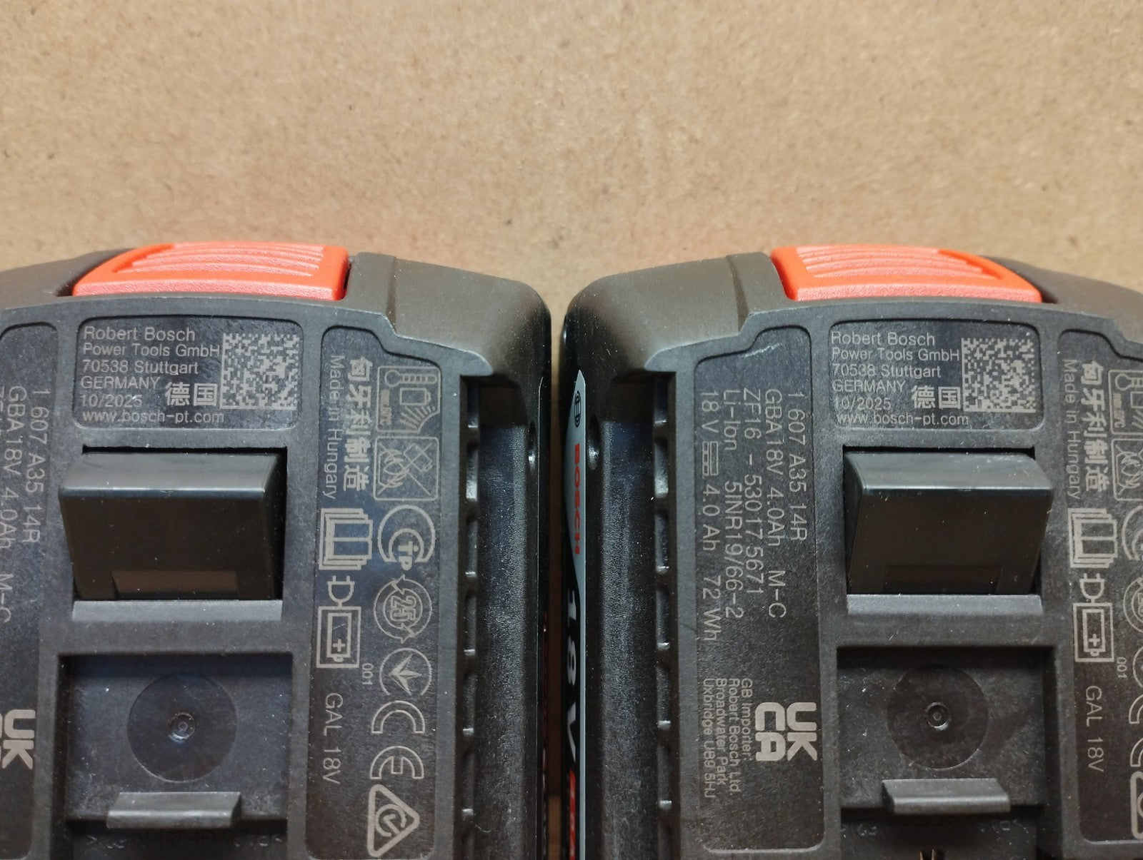 Bosch Professional Starterset 2x4.0Ah Akku + Ladegerät GAL 18V-40, I39906