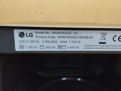 LG MH6535GDS Mikrowelle (25 L, 1000 W) mit Grill, I39497