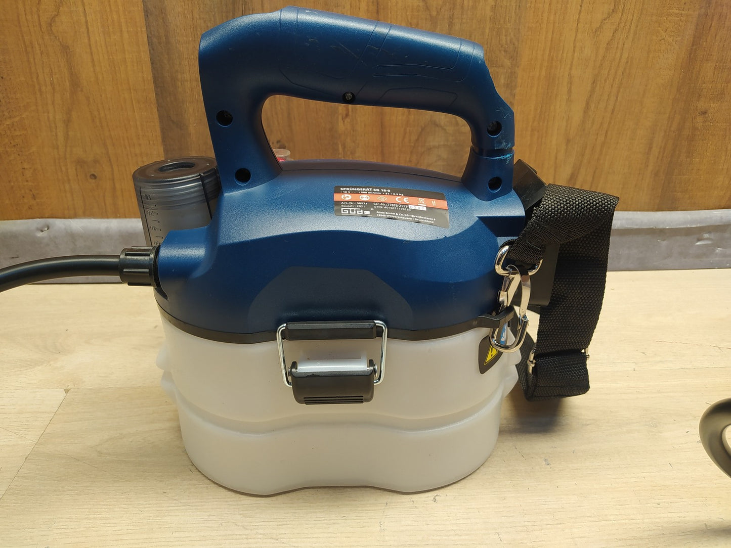 Güde 58571 Akku-Sprühgerät SG 18-0 SOLO, 18V, 3 l Behältervolumen, I36939