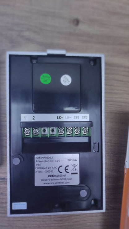 SCS Sentinel PVF0052 Video-Türsprechanlage, I38673