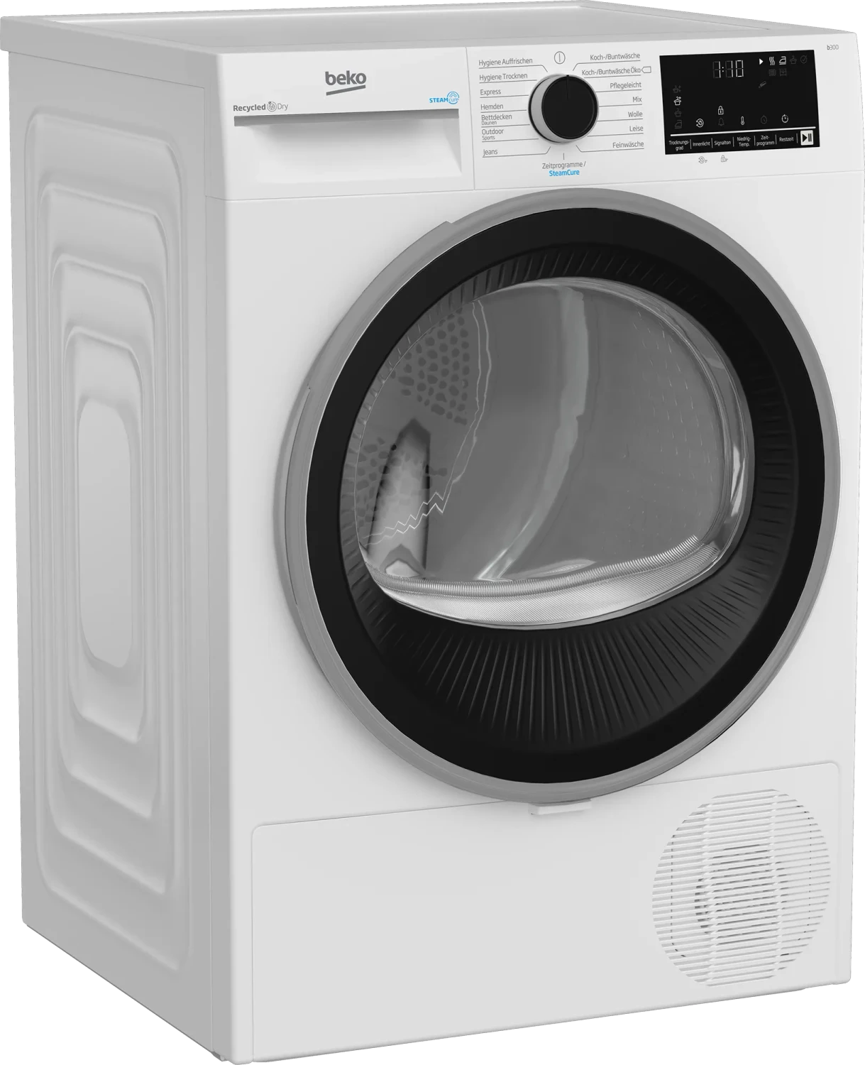 Beko B3T4224SD Wärmepumpentrockner Wäschetrockner 8 kg SteamCure OptiSense Weiß