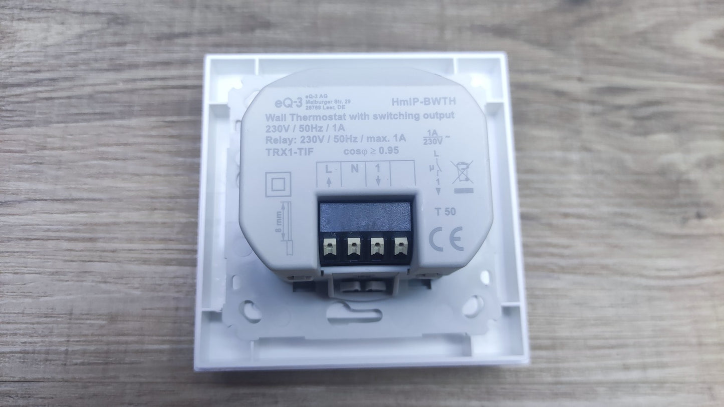 Homematic IP Funk-Wandthermostat HmIP-BWTH, Heizungssteuerung 150628A0, I37993
