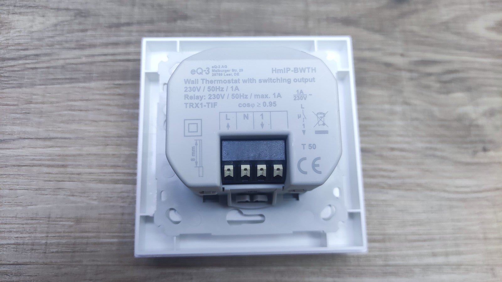 Homematic IP Funk-Wandthermostat HmIP-BWTH, Heizungssteuerung 150628A0, I37993