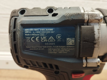 Bosch GDS 18V-750 C Akku-Drehschlagschrauber 3 601 JL9 000