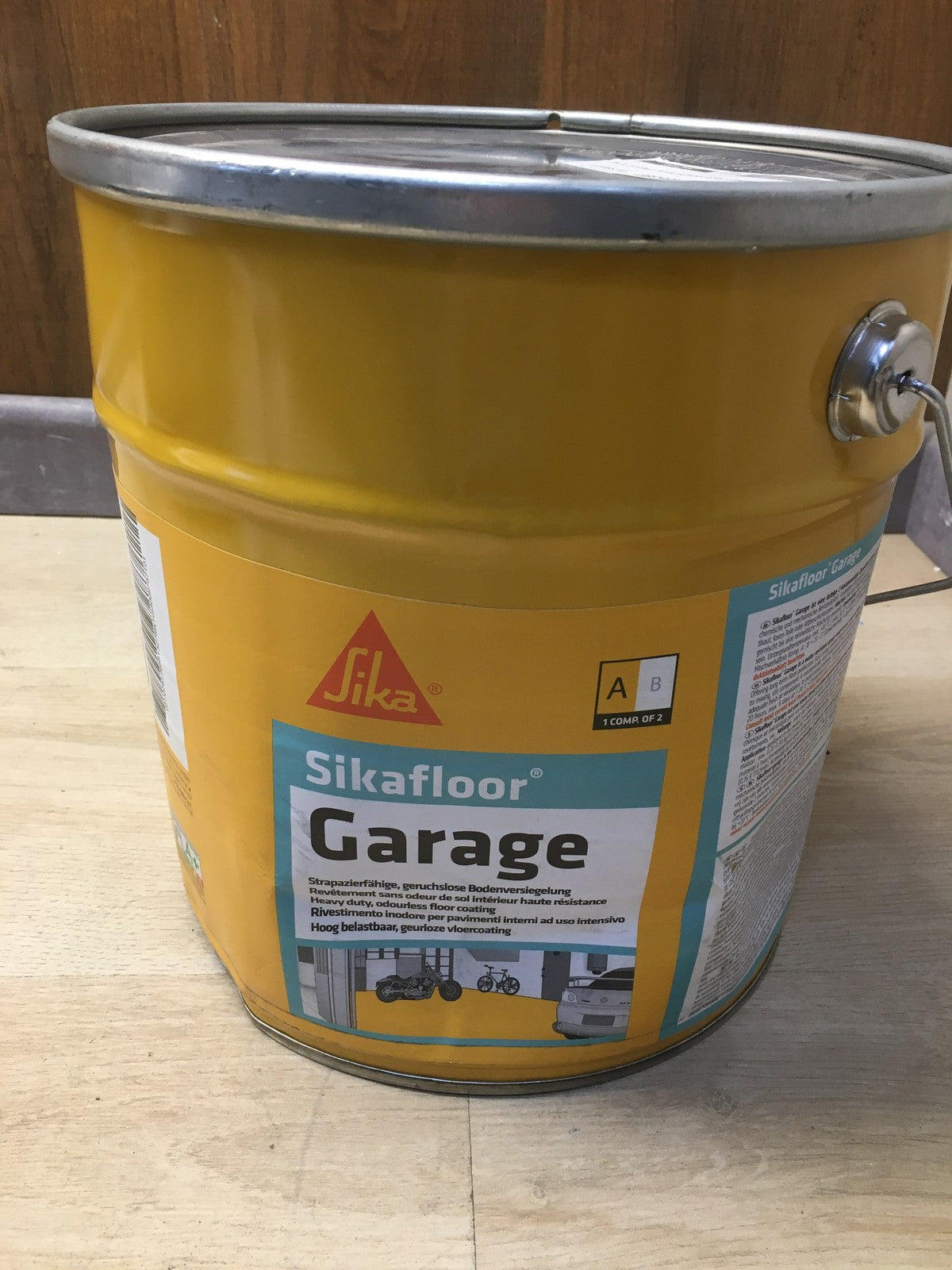 SIKA Epoxidharz Bodenbeschichtung, Komponente A, 4,38 kg, Kieselgrau, I37411