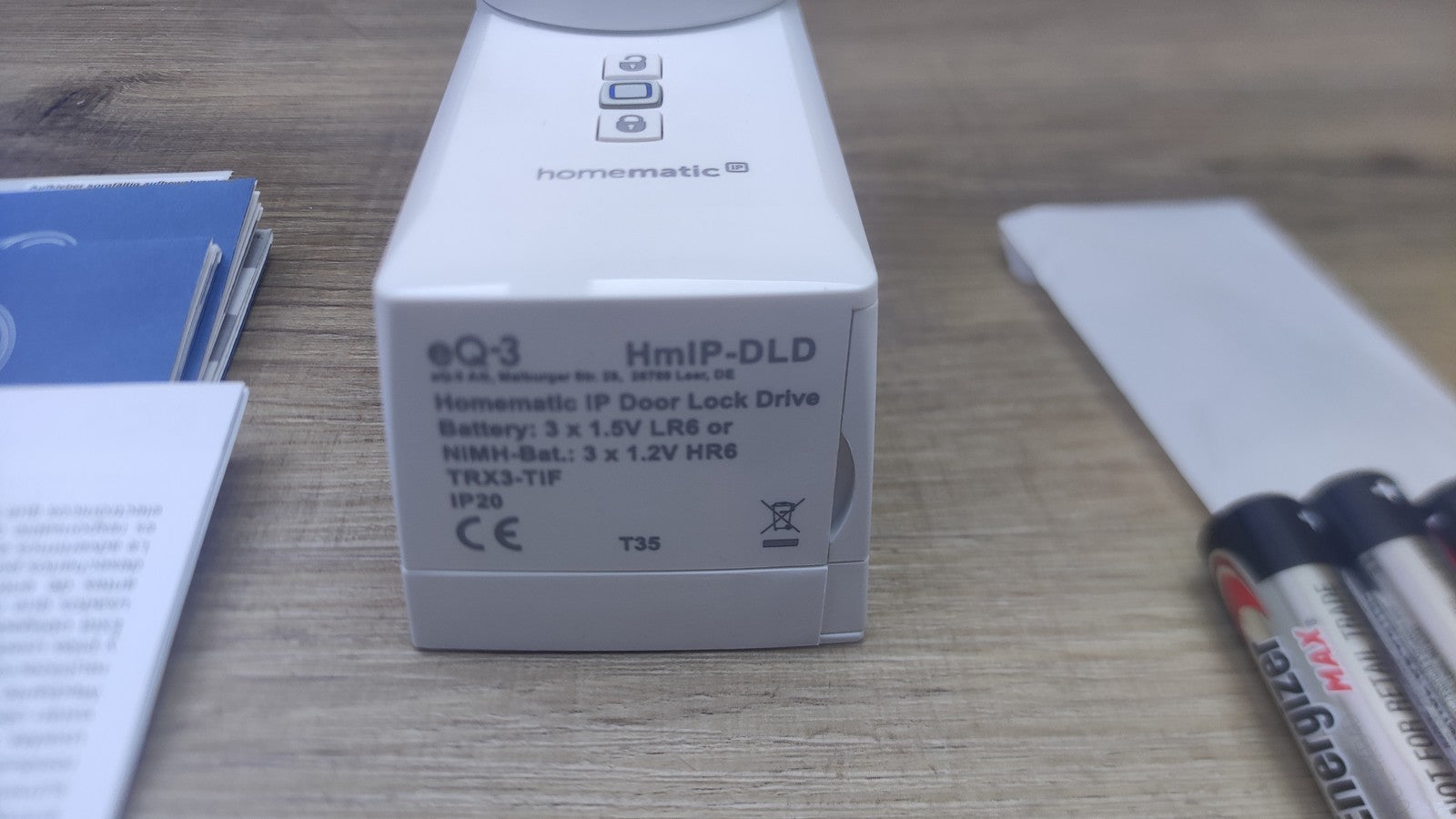 Homematic IP Smart Home HmIP-DLD Türschlossantrieb 154952A0, I38490