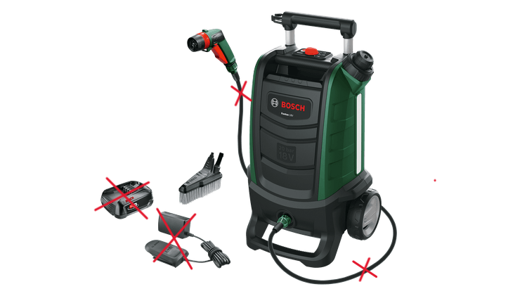 Bosch Akku Outdoor Reiniger Fontus 18V SOLO, I36974