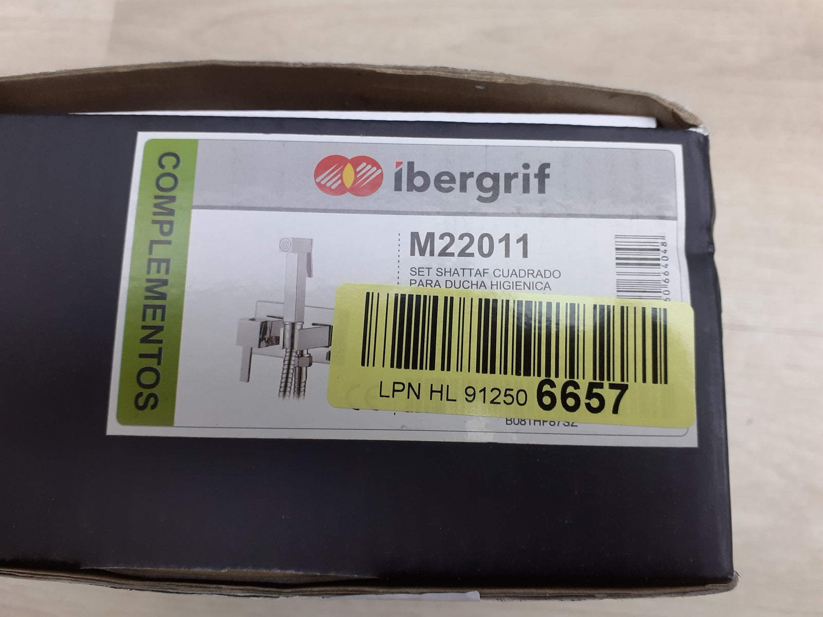 Ibergrif M22011 WC-Bidet Handbrause Set mit Dusche und Halter, Unterputz, I17994