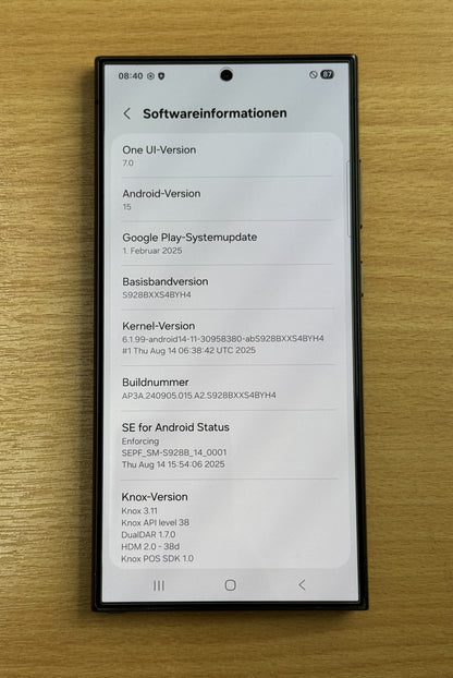 Samsung Galaxy S24 Ultra 12GB RAM 512GB Black SM-S928B/DS Smartphone Handy