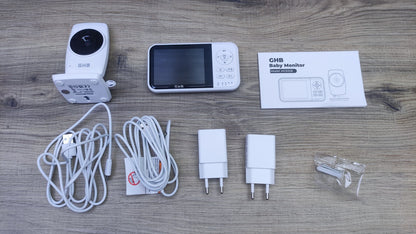 GHB MC632B Babyphone mit Kamera Baby Monitor 3,2 Zoll LCD, I37290