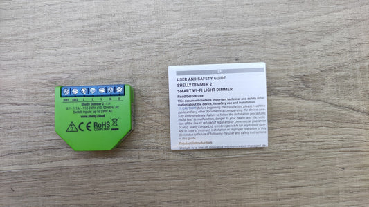 Shelly Dimmer 2 Smart Home WLAN Schaltaktor, I39688