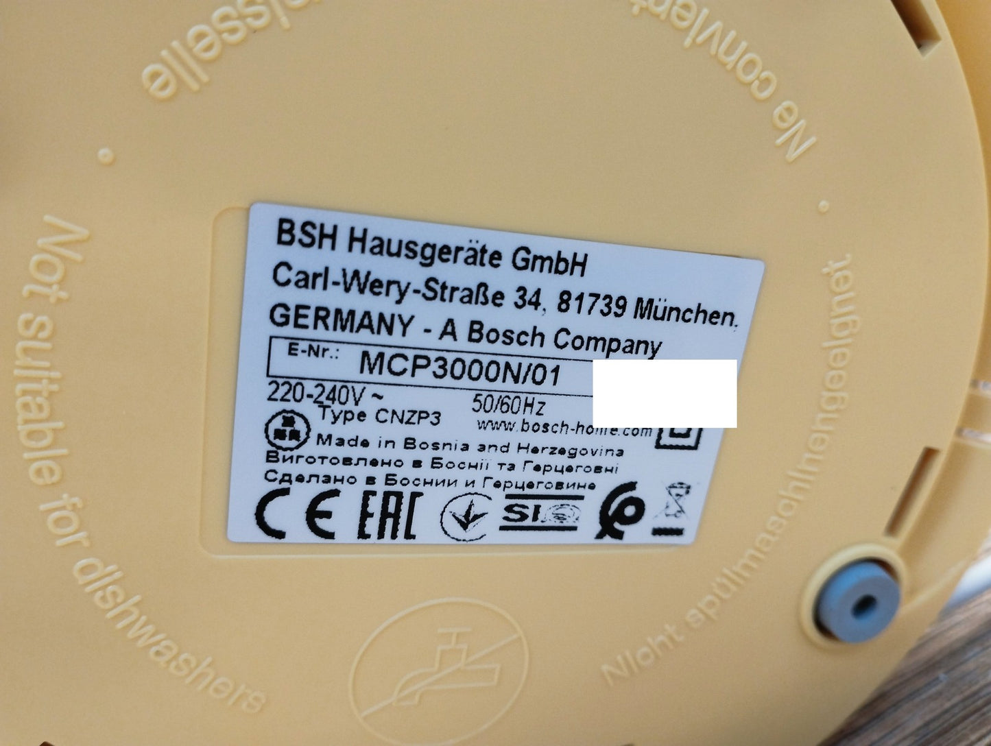 Bosch Zitruspresse VitaPress MCP3000N, I39512