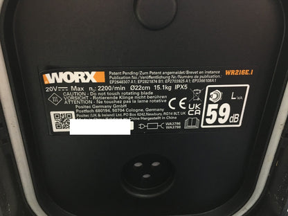 WORX Landroid Vision L1600 Mähroboter WR216E.1, für Gärten bis 1600m², I34754