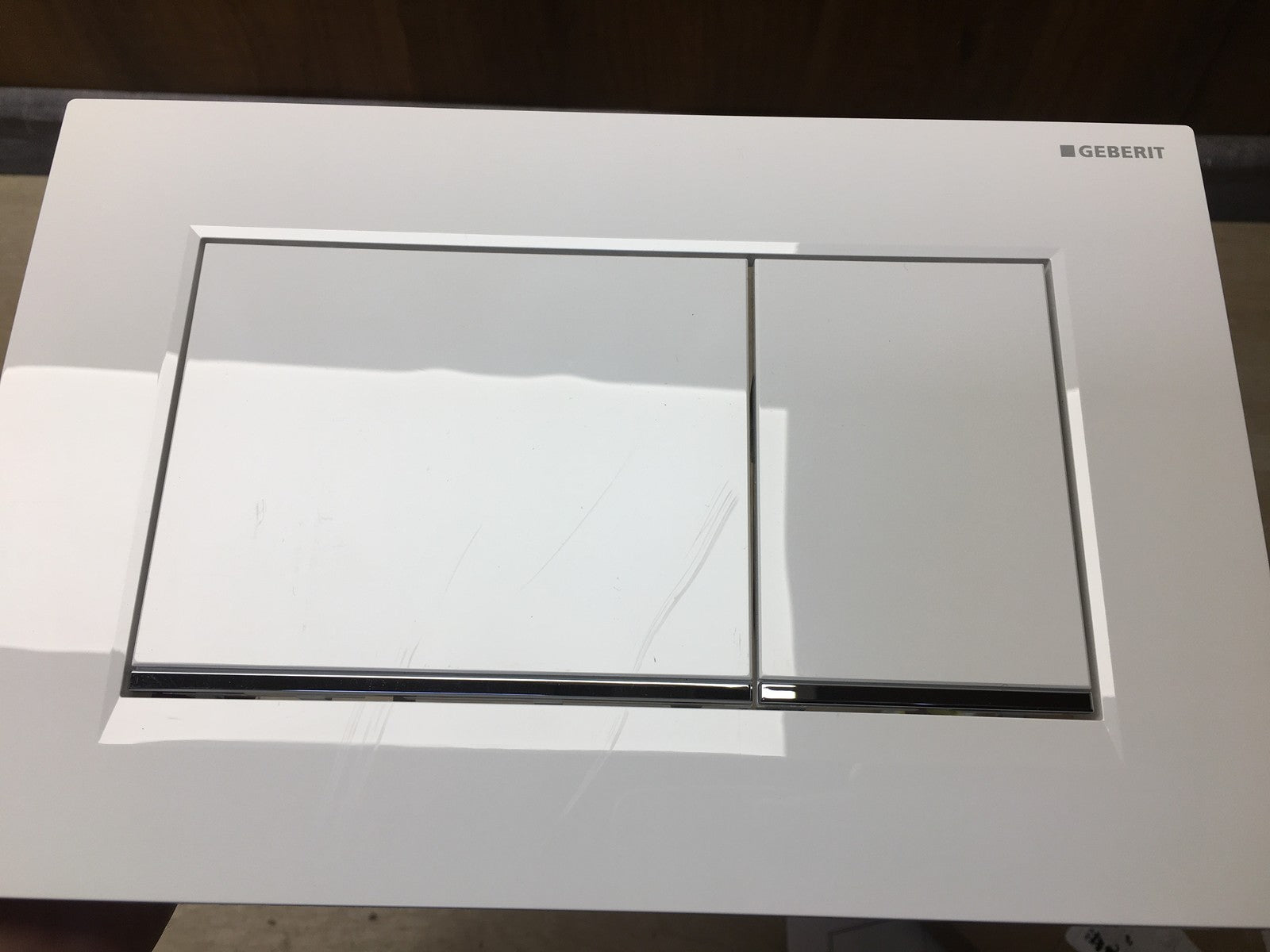 Geberit 115883KJ1 Betätigungsplatte SIGMA30 weiß, 2-Mengen-Spülung, I37449