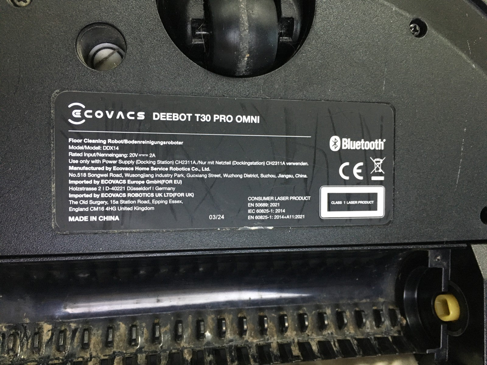 ECOVACS DEEBOT T30 PRO Omni Saugroboter mit Wischfunktion DDX14, I35632