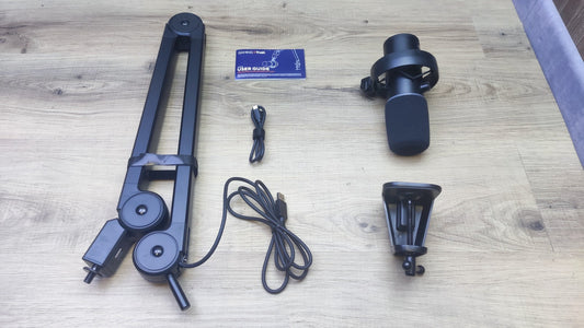 GXTrust Gaming GXT 255+ Onyx Professionelles Mikrofon mit Arm, I37673