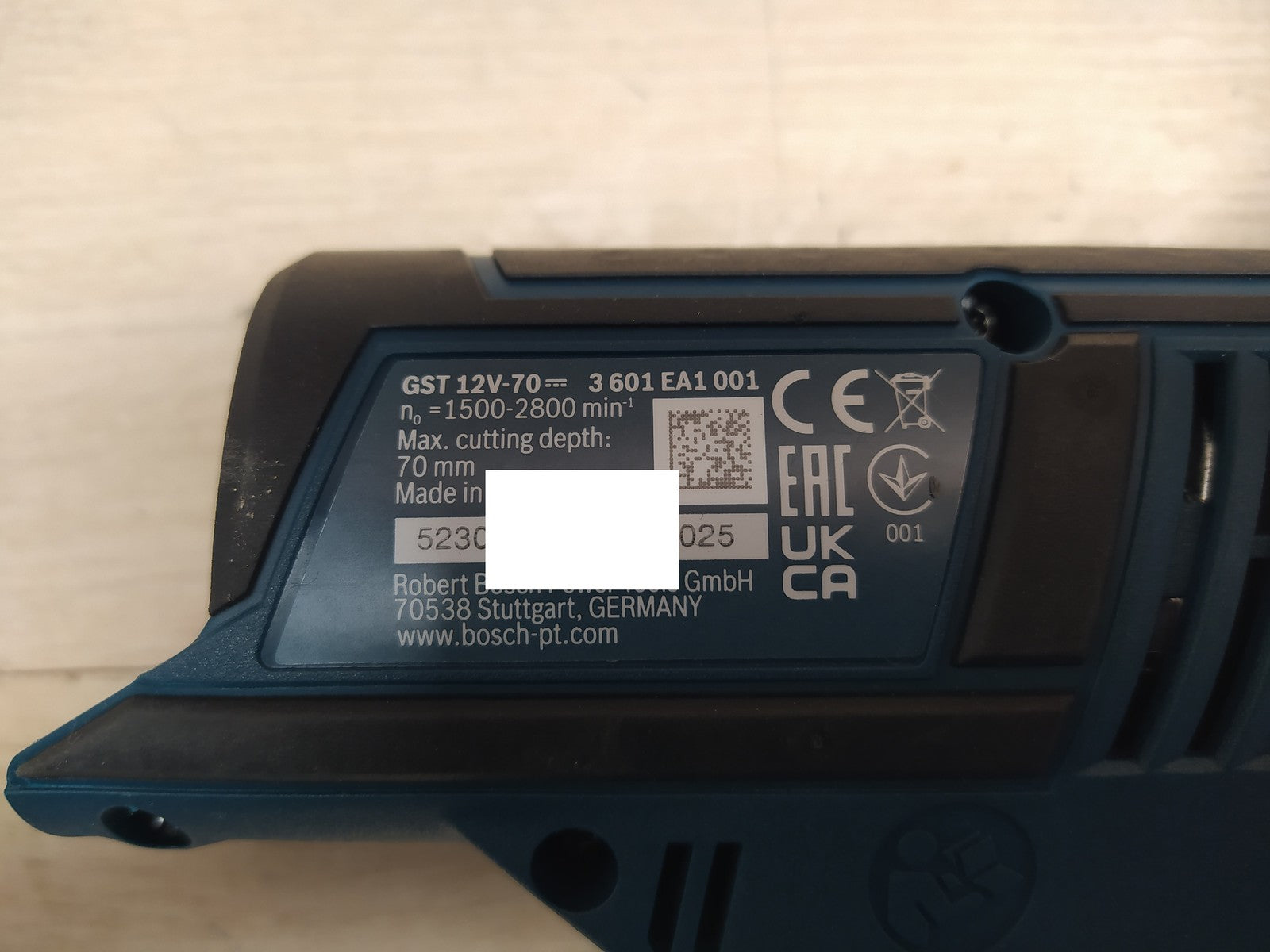 Bosch GST 12V-70 Akku-Pendelhubstichsäge solo, 12V, I37968