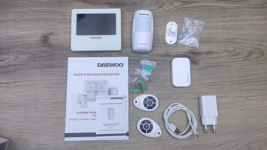 Daewoo AM301 Alarmanlage Set, Zentrale mit Touchscreen, I35537