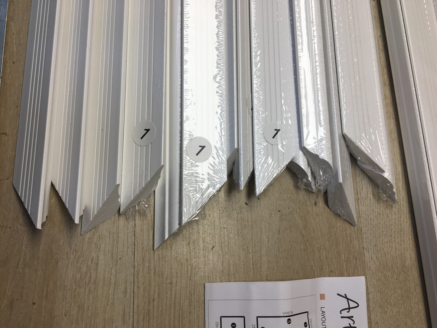 Art3d Vorgeschnittenes Wandform-Set, 6-teilig, I38629