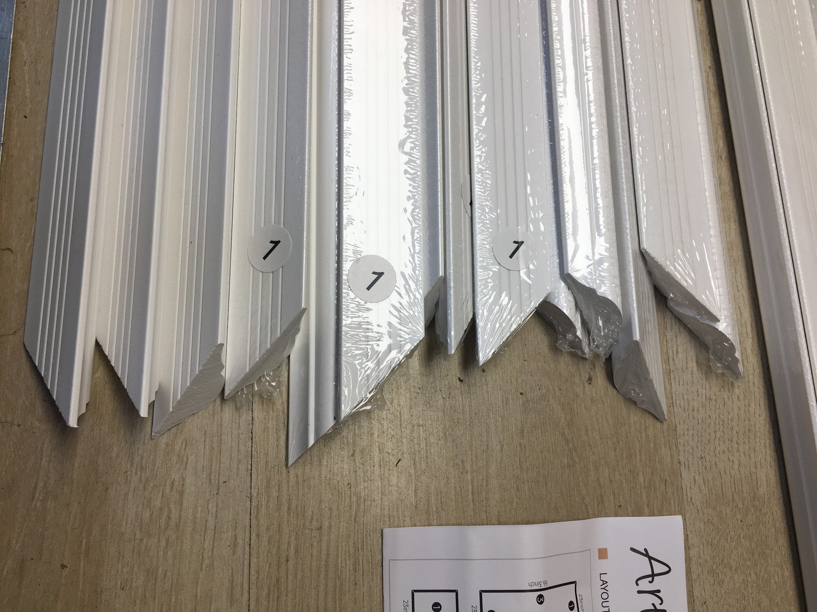 Art3d Vorgeschnittenes Wandform-Set, 6-teilig, I38629