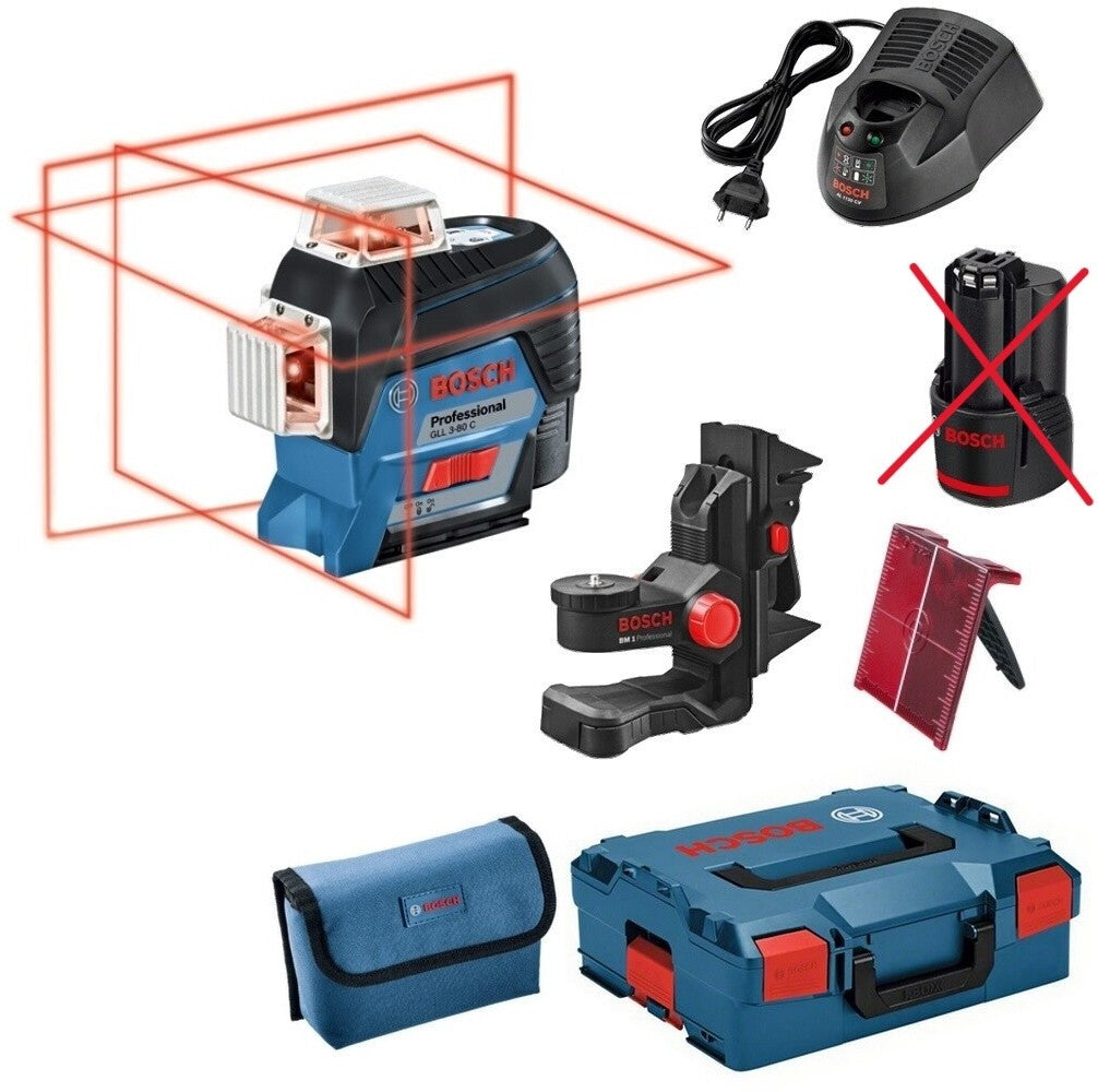 Bosch Professional GLL 3-80 C Linienlaser Beschreibung lesen !!!