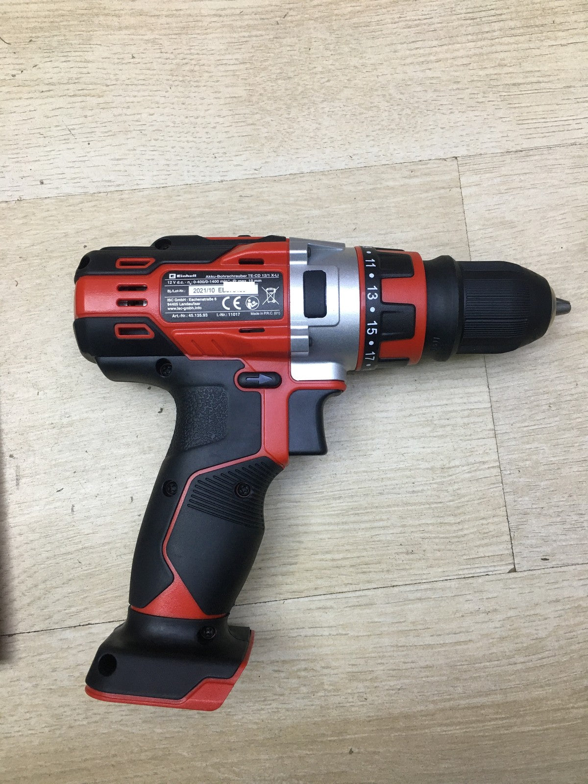 Einhell Akku-Bohrschrauber TE-CD 12/1 X-Li  SOLO, I34486