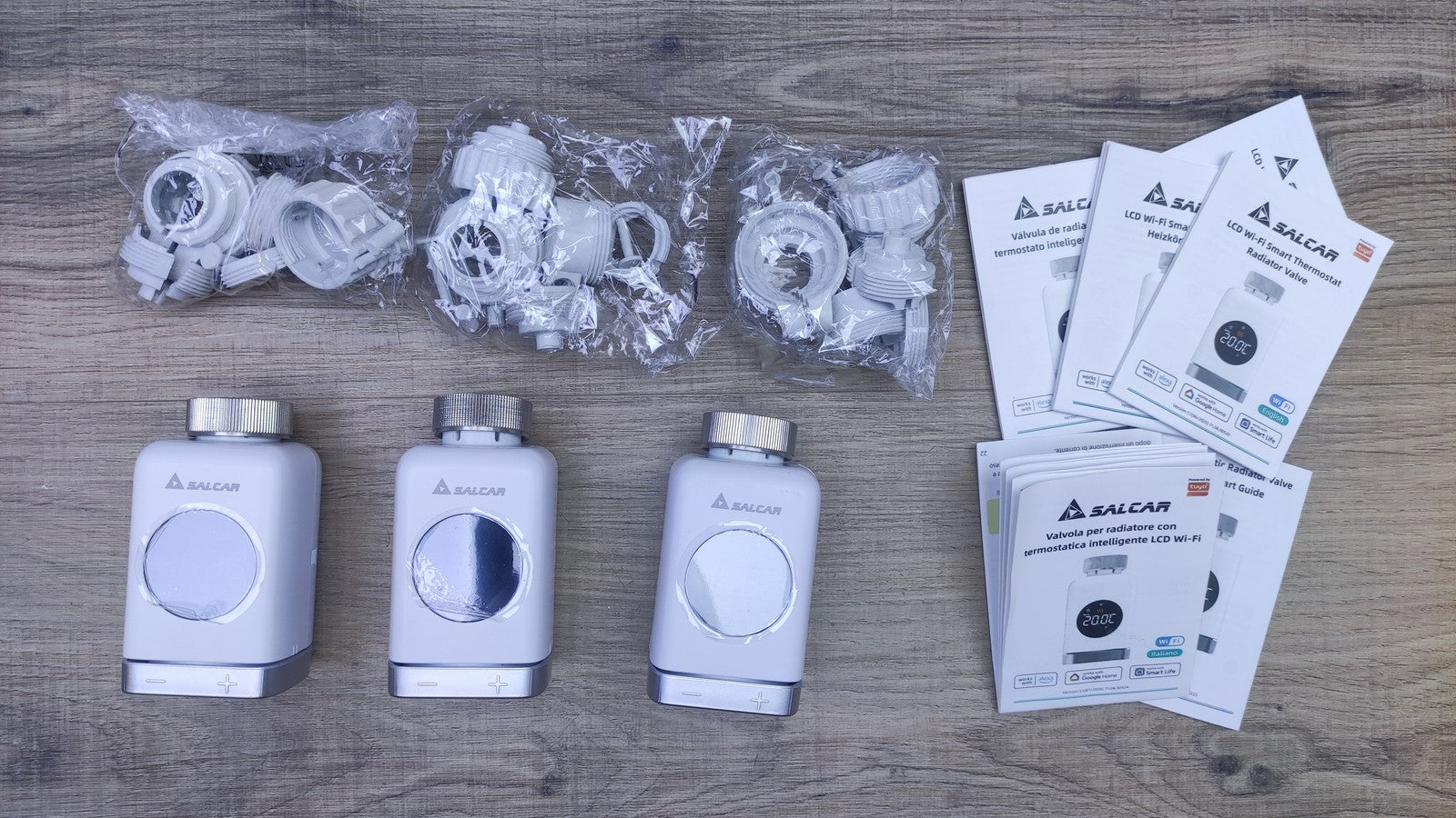 SALCAR Smart Home Heizkörperthermostat TRV801W 3er Set, I36992