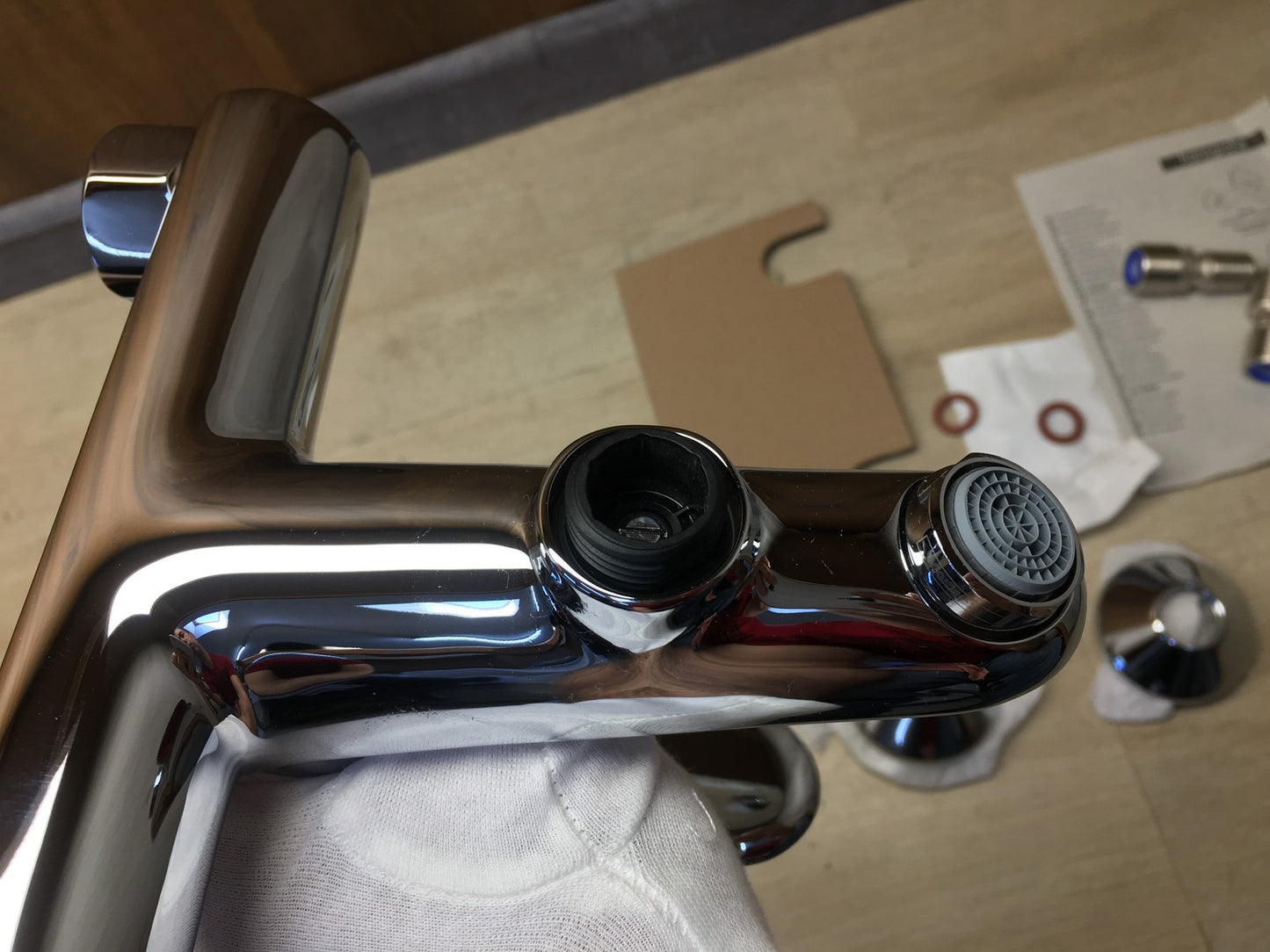 Hansgrohe Focus Aufputz Wannenarmatur 31940000 (für 2 Funktionen) Chrom, I38486
